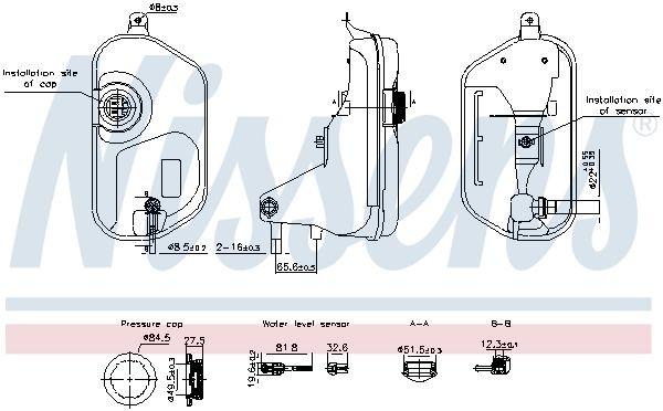 AusgleichsbehäLter, KüHlmittel Nissens 996327 FüR Jaguar-image