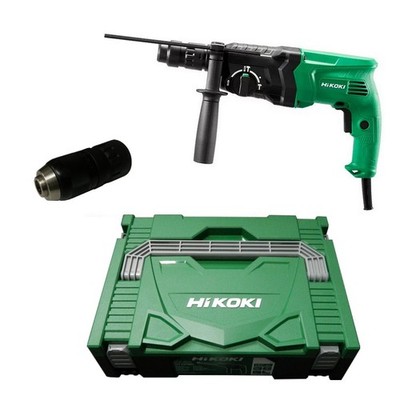 HiKoKi Bohrhammer Meißelhammer Nr. DH24PMHW1Z + Metabo Bohrerset  631690000