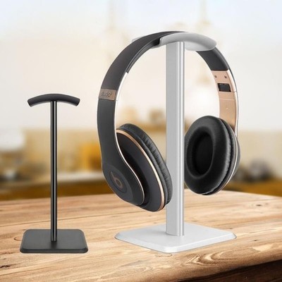 Universal Headphone Stand Aluminum Alloy Desk Headset Holder for Gaming Office.