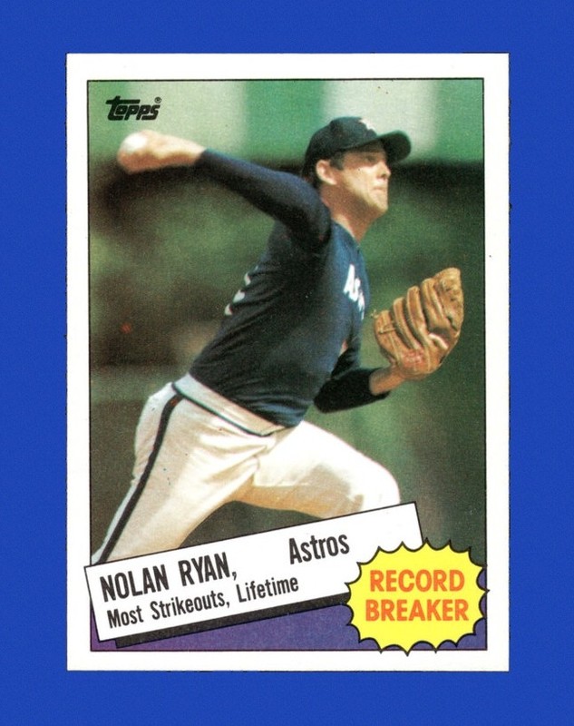 1985 Topps Set-Break #  7 Nolan Ryan Rb NM-MT OR BETTER *GMCARDS*