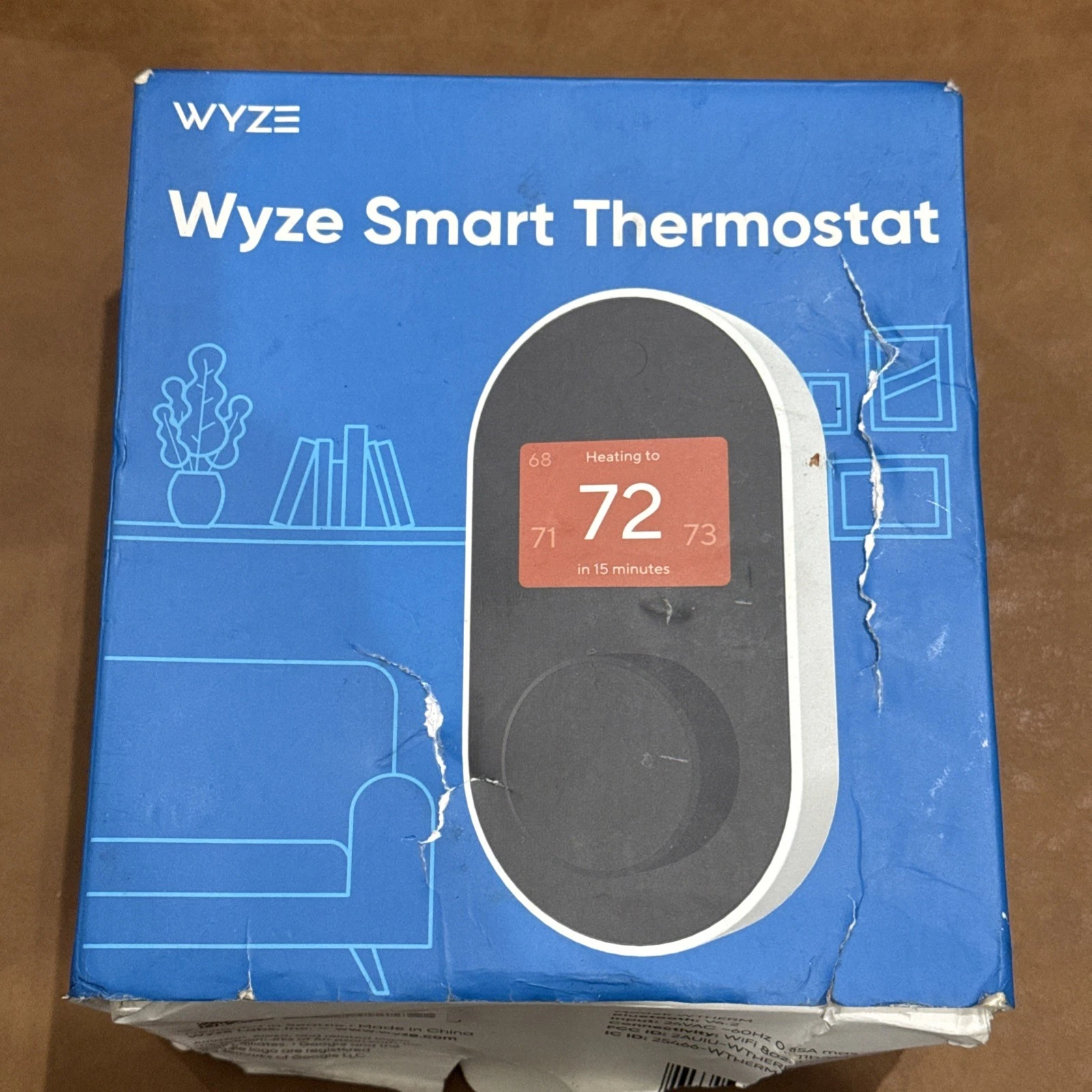 Wyze Smart Thermostat WiFi Heating & Cooling App Control Alexa Google NEW