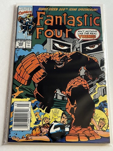 Fantastic Four 350 Marvel Comics 1991 VF / NM 8.5 - 9.0 Doctor Doom App - Picture 1 of 21