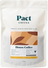 Pact Coffee - House Espresso - Whole Bean Coffee - 250g - BB 01/04/2026 39.96 per kilo