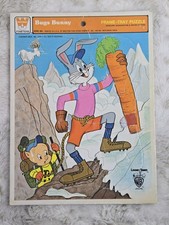 Vintage 1970 Whitman Bugs Bunny Looney Tunes Frame-Tray Puzzle WB