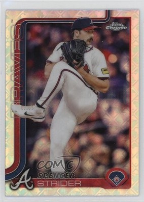 2025 Topps Chrome Logofractor Edition Spencer Strider #46 1e7l