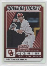 2022 Elite Extra Edition College Tickets Optic Holo Prizm Peyton Graham 8d2