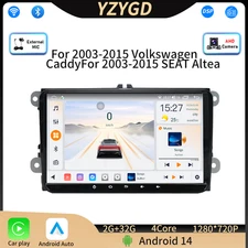 For Volkswagen Caddy 2003-2015 For SEAT Altea 2003-2015 Car Stereo Radio Carplay