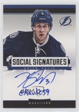 2013-14 Panini Playbook Social Signatures Keith Aulie #SS-KA Auto y7r
