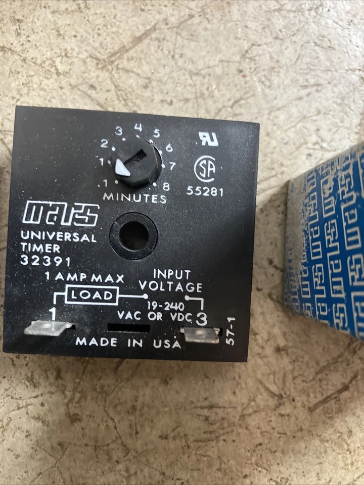 NOS Mars 32391 Solid State Delay Timer, Delay-On-Make, 18-288V - Image 2 of 4