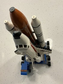 LEGO City Spaceport 60080 Nasa Space Shuttle W/ Launch Pad Set Incomplete