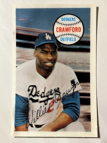 Willie Crawford #26 1970 Kellogg's card