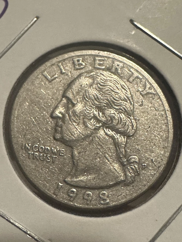 1998-P Washington Quarter Error Wrong Planchet!! Nickel? - Image 3 of 4