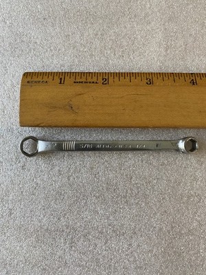 Vintage Wizard Tools Ignition Wrench, Offset Box End, 5/16 - 1/4'', 6-point