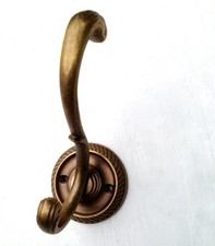 Garderobenhaken Alt-Messing-Kleiderhaken -wie antike, Haken für Flur-Garderobe