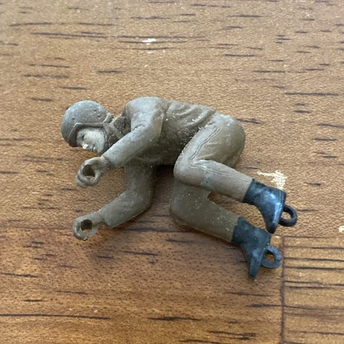 Hot Wheels RRRumblers Road Hog Brown Driver Rider Figure Only Redlines