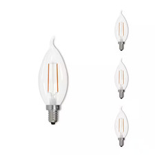 25 - Watt Equivalent Warm White Light CA10 E12 Candelabra Screw Base Dimmable