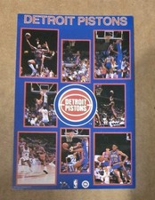 Detroit Pistons 1980's Promo 3x5 Starline Mini Poster - NrMt