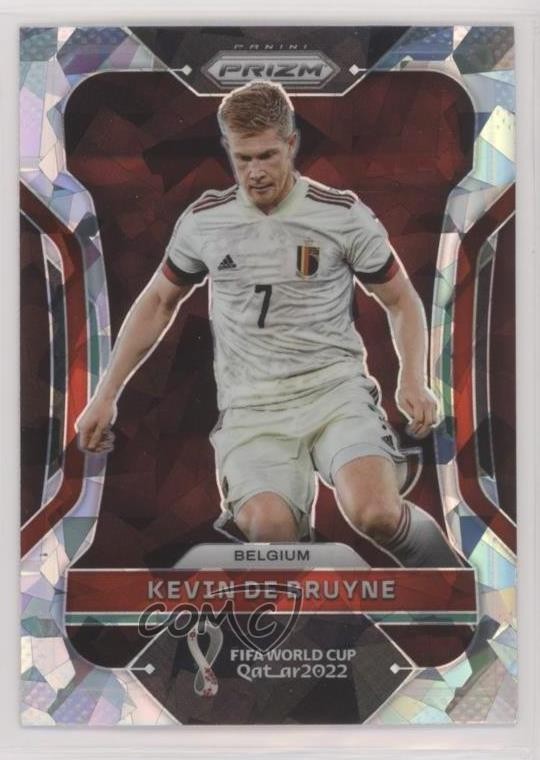 2022 Panini Prizm World Cup Qatar Ice Prizm Kevin de Bruyne #19 0s9t