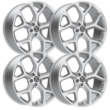 Set-4 Xcess 5 Flake 20x8.5 5x100 35mm Silver Machined Wheels Rims 20 Inch