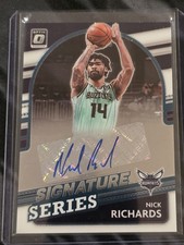 2021-22 Panini Donruss Optic - Signature Series Nick Richards #SS-NRS (AU)