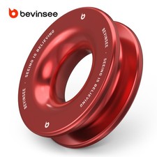 Winch Snatch Recovery Ring 30t Max. Strength For Soft Shackle Winch Rope Red Winch Snatch Recovery Ring 30t Max. Strength For Soft Shackle Winch Rope Red