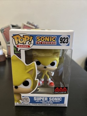 Funko Pop! Vinyl: Sonic the Hedgehog - Super Sonic - AAA Anime (Exclusive) #923