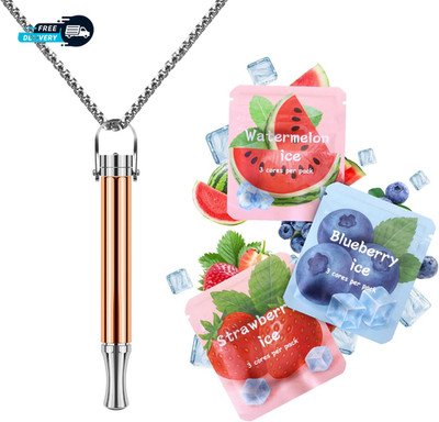 Stop Smoking Inhaler Breathing Necklace Resistance Upgraded Version Quit