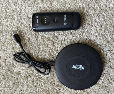 Zebra CS60 CS6080 Bluetooth Barcode Scanner w/ USB Cradle/Dock & USB Cable