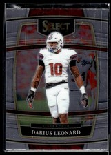 2022 Panini Select Draft Picks Shaquille Leonard South Carolina State Bulldogs