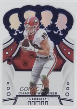 2020 Panini Chronicles Draft Picks Crown Royale Mirror Blue Charlie Woerner 0x1