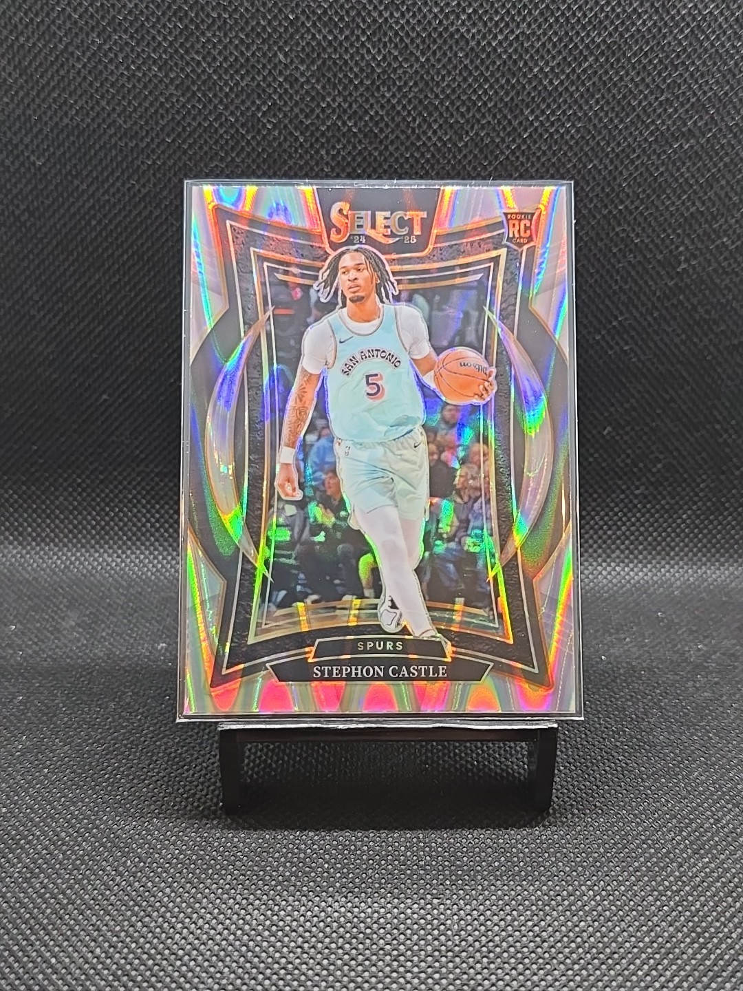 2024-25 Panini Select - Concourse Stephon Castle #72 Tectonic Prizm (RC)