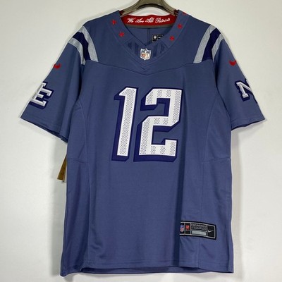 Tom Brady #12 Jersey Blue Embroidery New S-4XL
