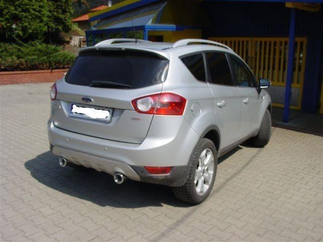 Silencieux Duplex Ulter Ford Kuga 2008-2013 2.0TDCI echappement sport 90mm