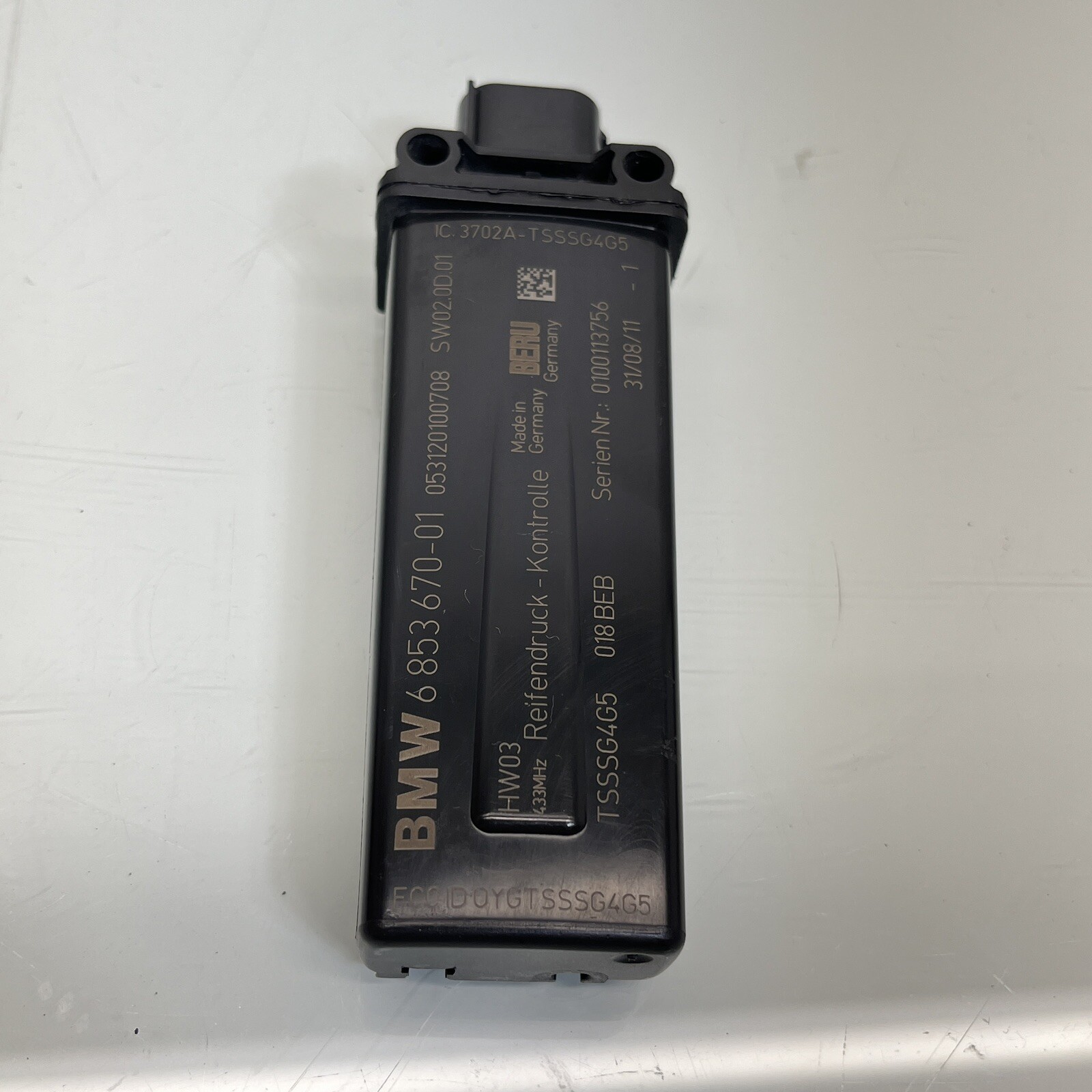 2012 BMW 750i TPMS Tire Pressure RDC Control Unit Module OEM Part 