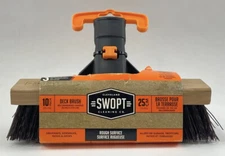 Swopt Rough Surface Deck Brush Black 10 inch 5131C6