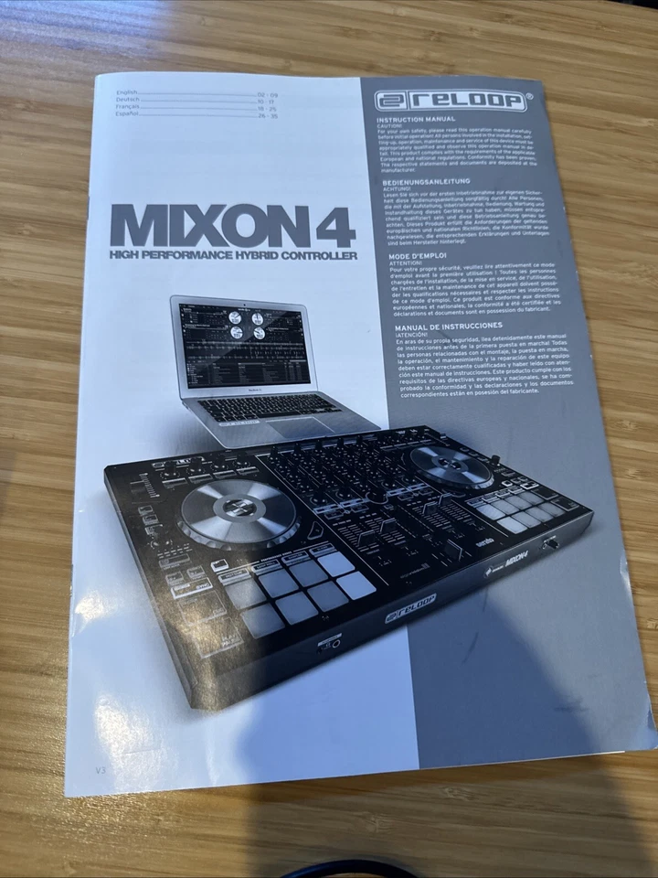 RELOOP MIXON4 DJ Controller iOS Android Compatible Multicolor Very Good - Image 3 of 4