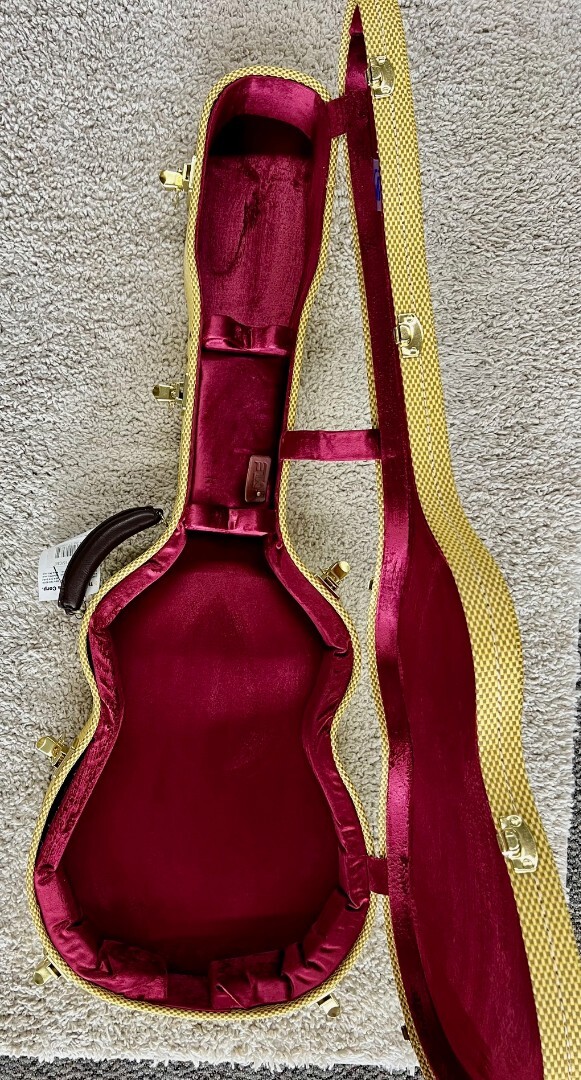 Gretsch G6276 Premium Solid Body Guitar Hardshell Case Tweed for 