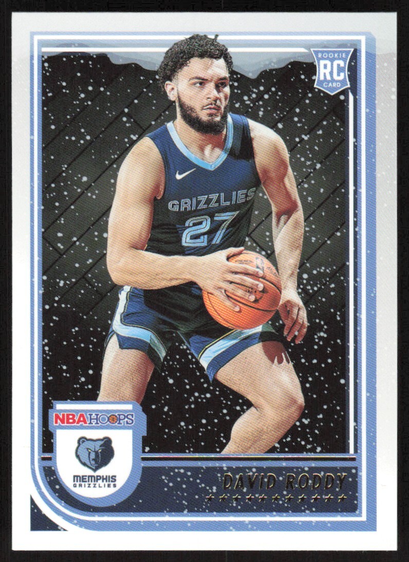 2022-23 NBA Hoops Winter David Roddy RC #253 Memphis Grizzlies