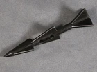 1984 Hasbro GI Joe Cobra RATTLER Ground Attack Jet BLACK SHORT RANGE MISSILE
