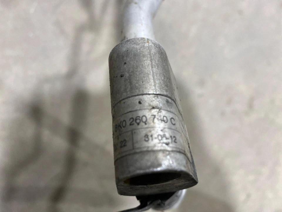 8K0260710AC 8K0260707AE 2013-2015 Audi RS5 A/C Refrigerant Suction/Liquid Hose L Foto 4 de 4