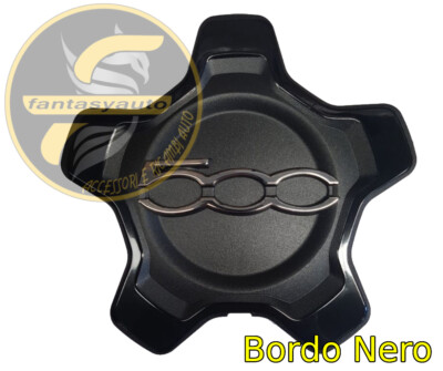 COPRIMOZZO FIAT 500 Coppetta Coppa Ruota Borchia Cerchi Lega - Foto 8