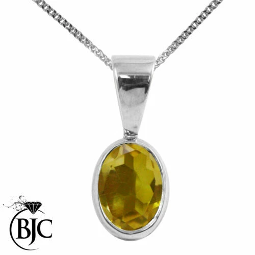 Collane e pendagli di lusso con gemme in argento sterling citrino