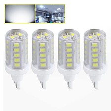 RV LED Bulbs 4-Pack 450LM 6500K T10 921 922 Indoor Lighting 10-30V