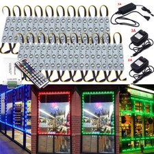 10-80ft 5050 SMD 3 LED Module RGB Window Light Club Store Front Sign Decor Lamp