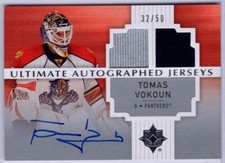 2007-08 Ultimate Collection Auto Jerseys #AJTV Tomas Vokoun 32/50