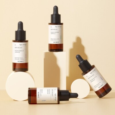 SCINIC Skin Relief Plus 4-Types Ampoule 30ml Vegan Moisturizing Ampoule K-Beauty