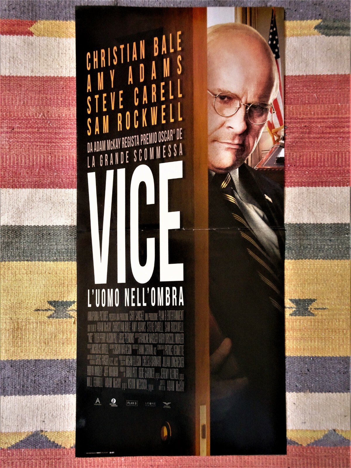 Locandina originale film Vice - L'uomo nell'ombra (2019) - Regia di Adam McKay