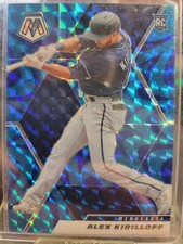 2021 pANINI Mosaic Blue Reactive Prizm #252 Alex Kirilloff Rookie RC