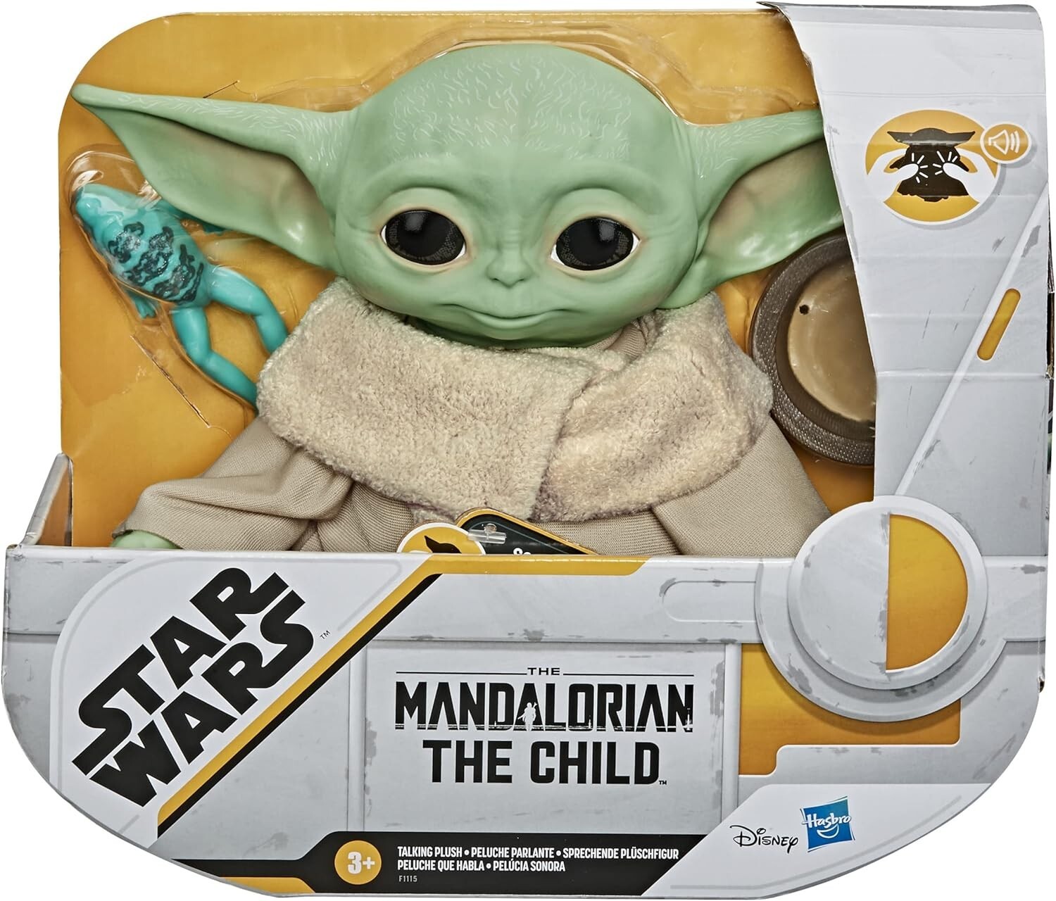 STAR WARS THE MANDALORIAN THE CHILD CON SUONI E ACCESSORI CONSEGNA 24/48H BRT