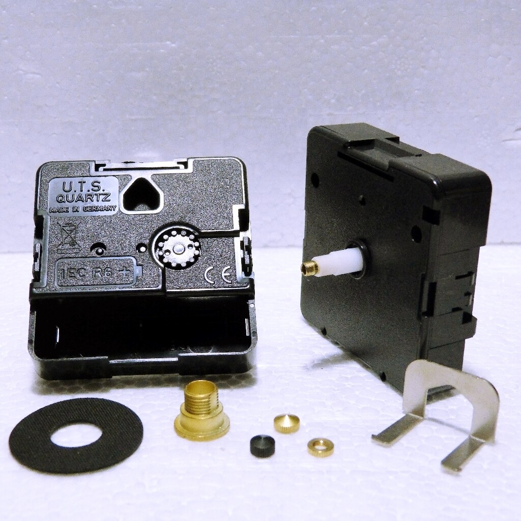 New Replacement UTS Quartz German Euroshaft Clock movement New Replacement UTS Quartz German Euroshaft Clock movement